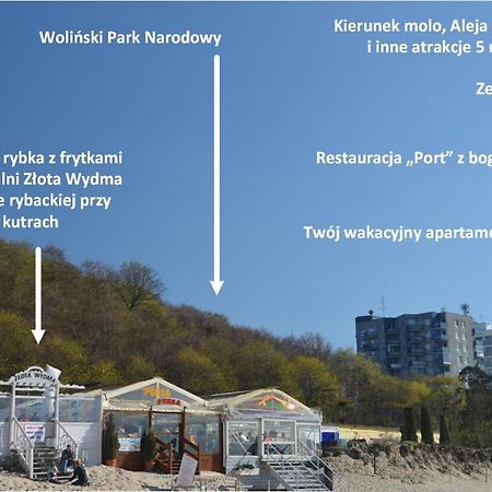 Maly Przytulny Apartament Z Widokiem Na Morze - Po Remoncie Apartment Miedzyzdroje Ngoại thất bức ảnh
